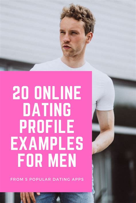 good mens online dating profile